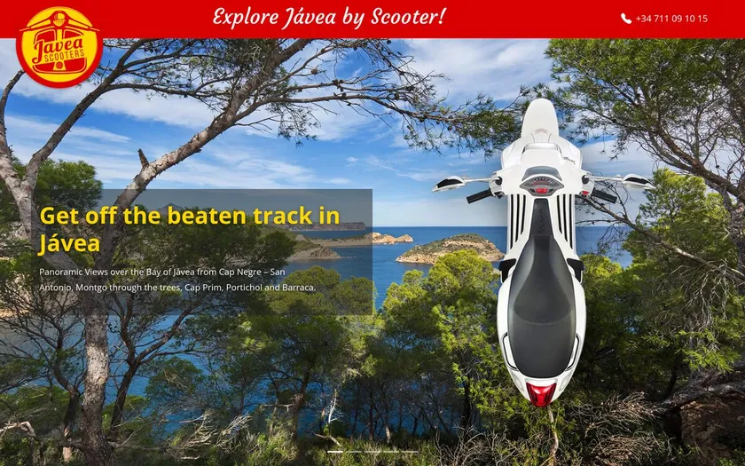 Javea Scooters, built by SourceCode
