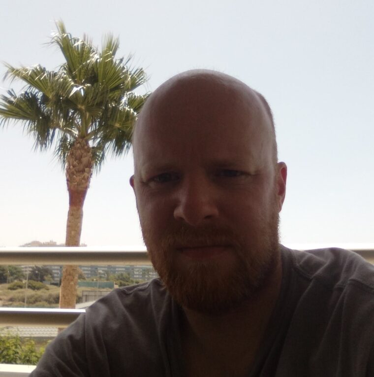 Wayne, founder of SourceCode, in Calpe on the Costa Blanca