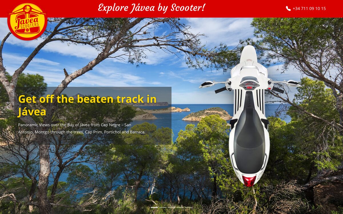 Javea Scooters — built by SourceCode